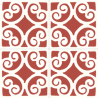 TILE SIRACUSA RED & WHITE