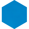 Hexagone M Bleu foncé