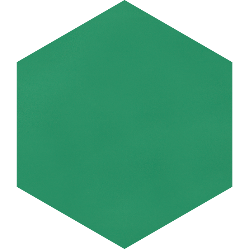 Hexagone M Vert Foncé