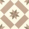 TILE Diagonale Star Beige Écorce