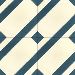 TILE Zag Vanille & Bleu Nuit