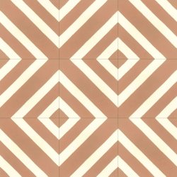 TILE Zig Vanille & Rose Antique