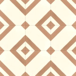 TILE Zag Vanille & Rose Antique