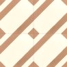 TILE Zag Vanille & Rose Antique