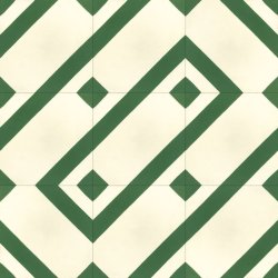 TILE Zag Vanille & Vert Chlorophylle