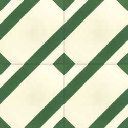 TILE Zag Vanille & Vert Chlorophylle