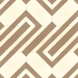 TILE Zig Vanille & Beige Écorce