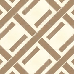 TILE Zag Vanille & Beige Écorce