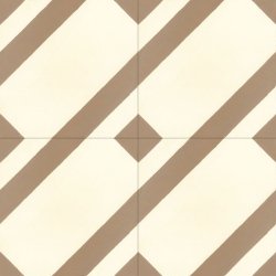 TILE Zag Vanille & Beige Écorce