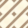 TILE Zag Vanille & Beige Écorce