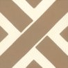 Kros Vanille & Beige Écorce artisanal cement tile by Carocim, handmade ecological design