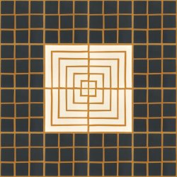 CARREAU TESSELLE 1 FONCÉ NOISETTE