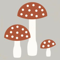 TILE THE MUSHROOMS