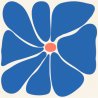 TILE THE BLUE FLOWER