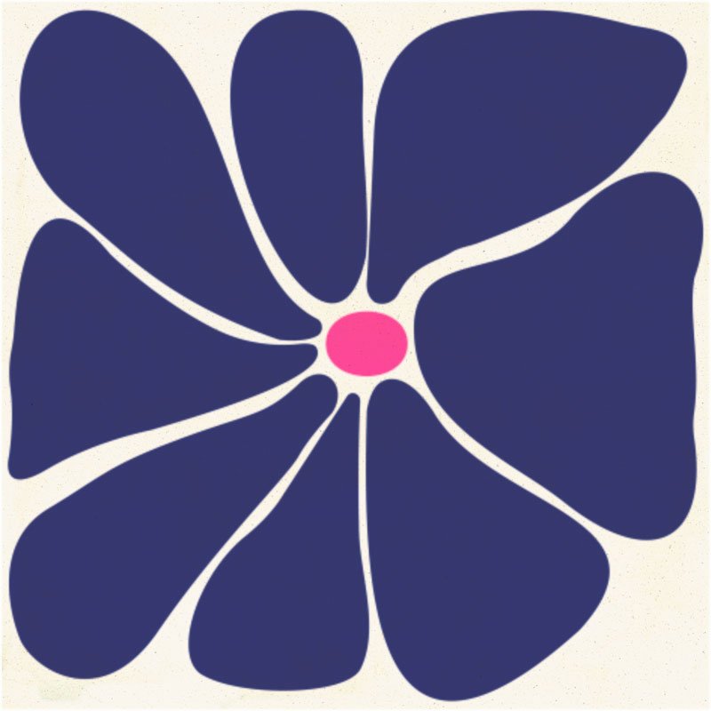 TILE THE VIOLET FLOWER