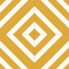 4 Tiles Zig yellow and white cement tile – Baptiste Vandaele Collection - composition 1