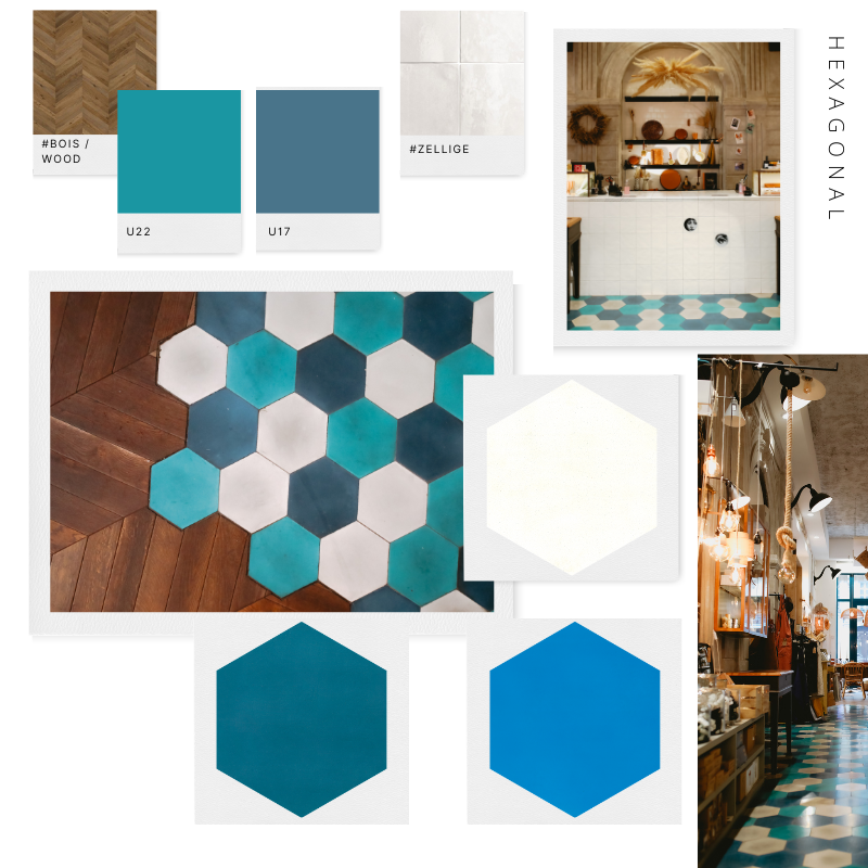 Carreaux • hexagonal